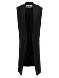 Jil Sander Two-material Long Vest