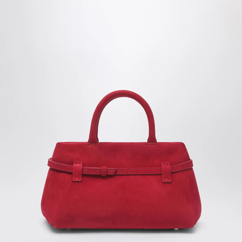 Manu Atelier Le Cambon 25 red suede bag