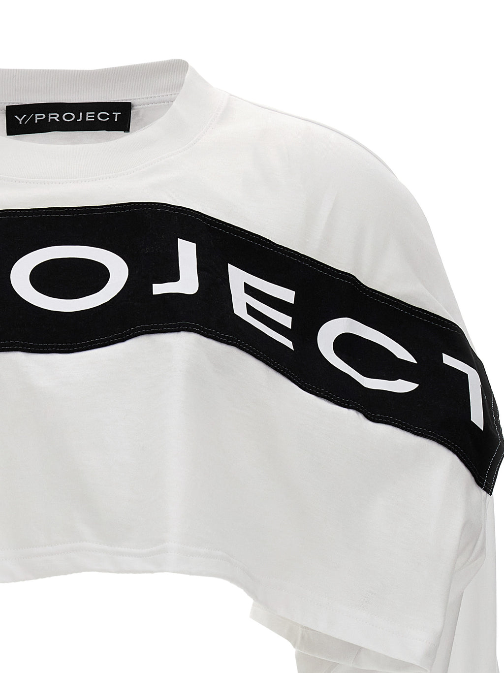 Y/project Logo Crop T-shirt