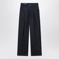 Dries Van Noten Wide-leg indigo blue jeans