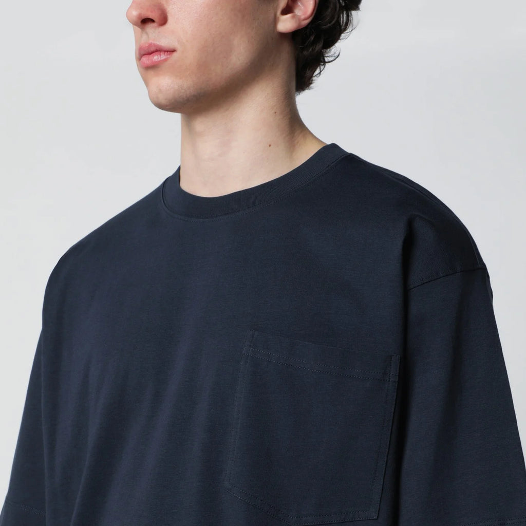 Dries Van Noten Navy blue cotton T-shirt