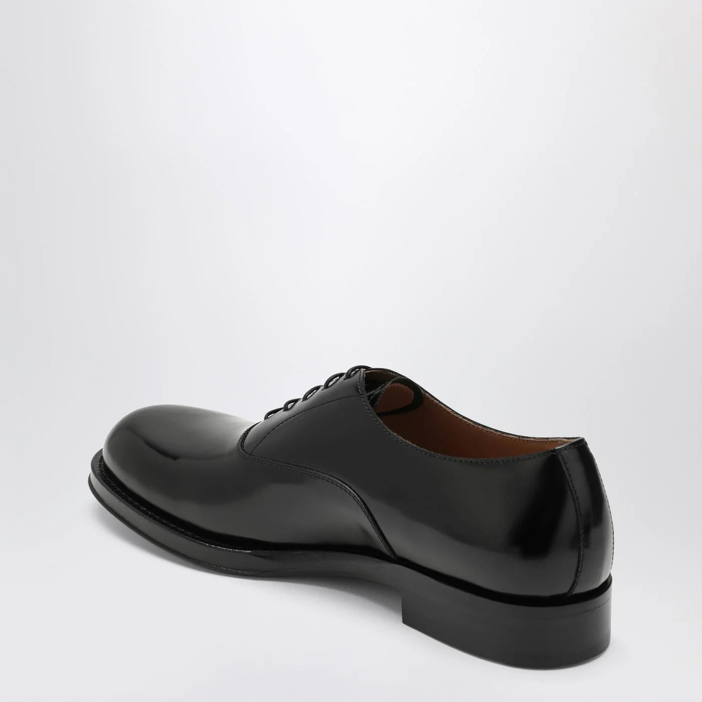 Dries Van Noten Black lace-up shoes in leather