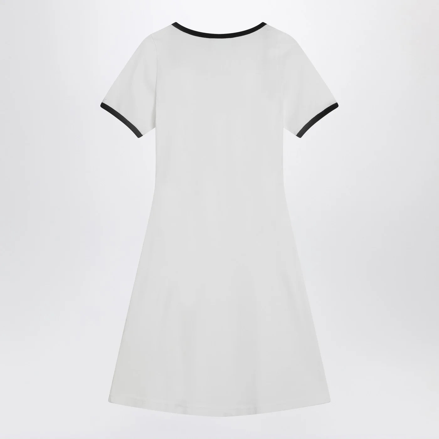 Courreges Courrèges Black/white mini dress in cotton
