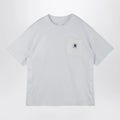Sacai x Carhartt WIP White cotton T-shirt with logo patch