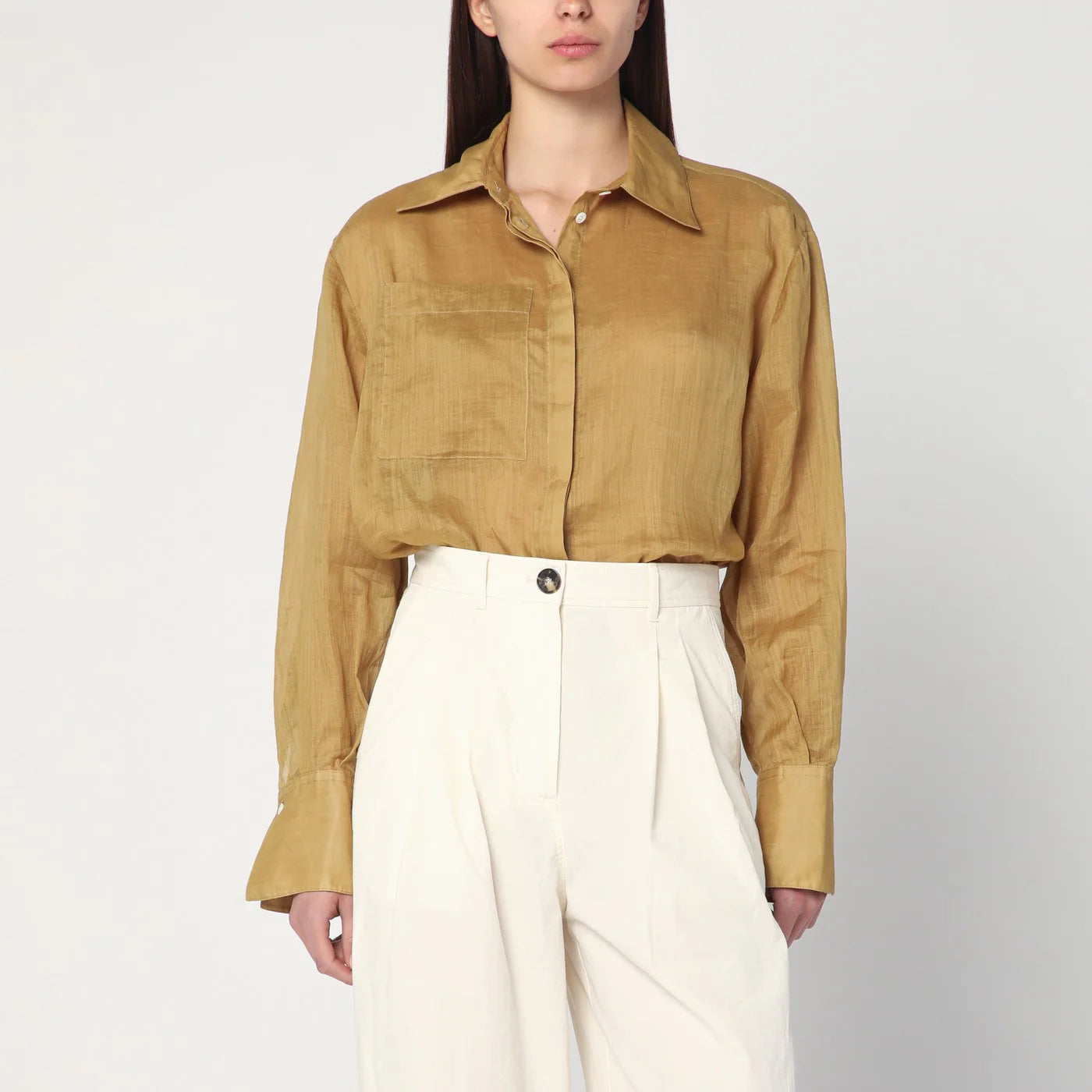 MKDT Studio Loose Sigga shirt in ramie
