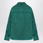 The Attico Green cotton shirt