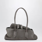 The Attico La Passeggiata Small bag in grey suede