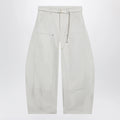 Sacai x Carhartt WIP Ivory rounded cargo pants in cotton