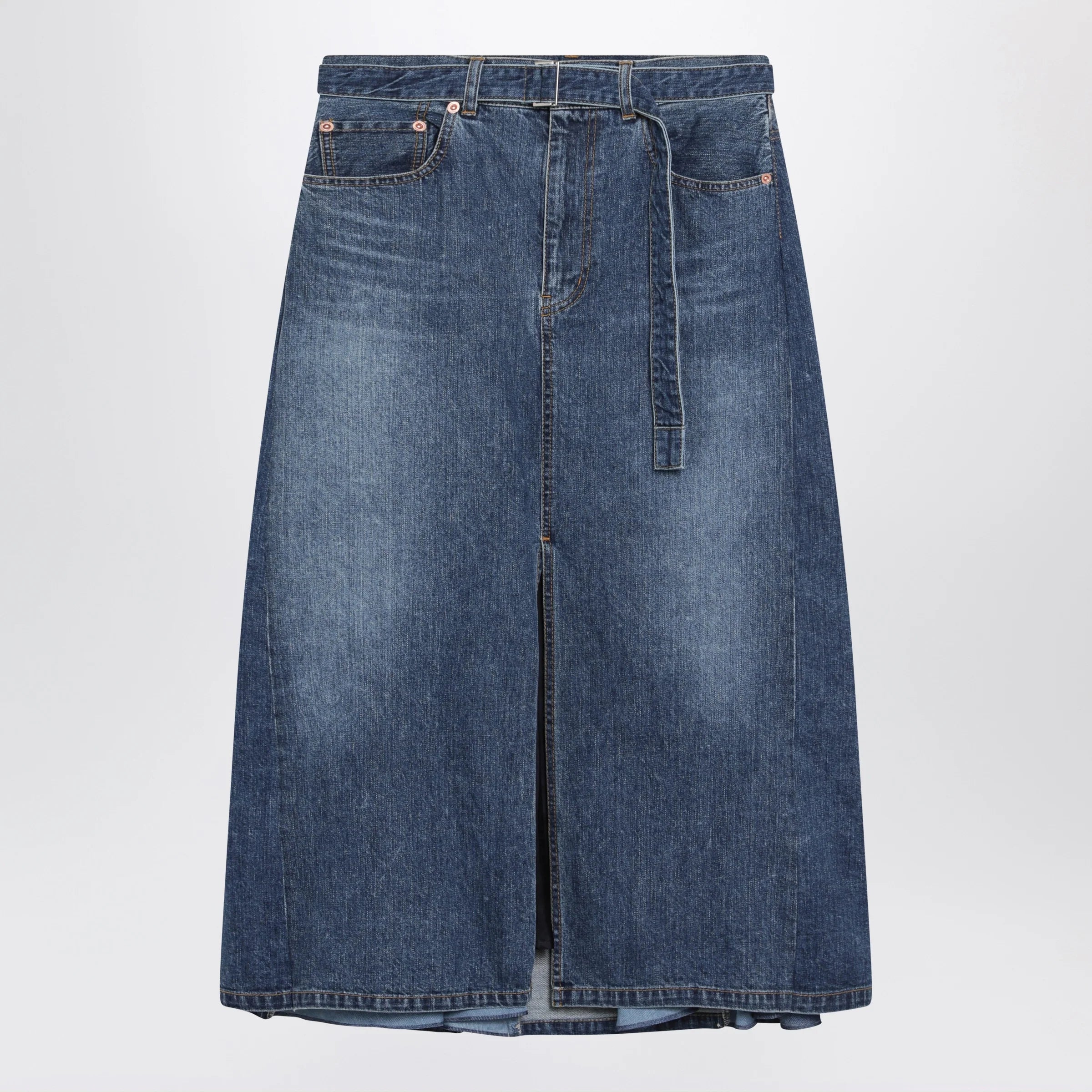 Sacai Denim skirt in blue cotton