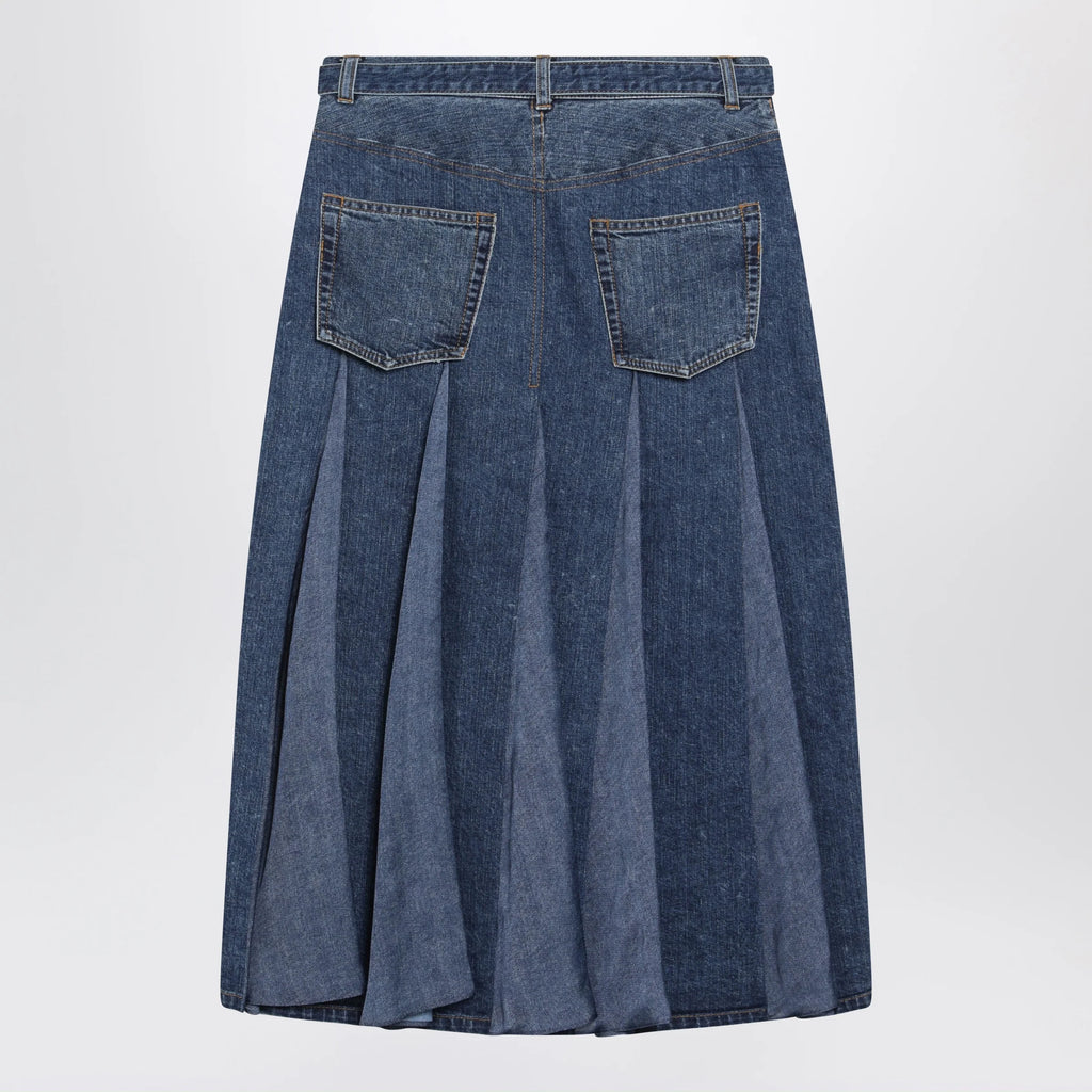 Sacai Denim skirt in blue cotton