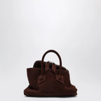 The Attico Brown suede La Passeggiata Mini bag