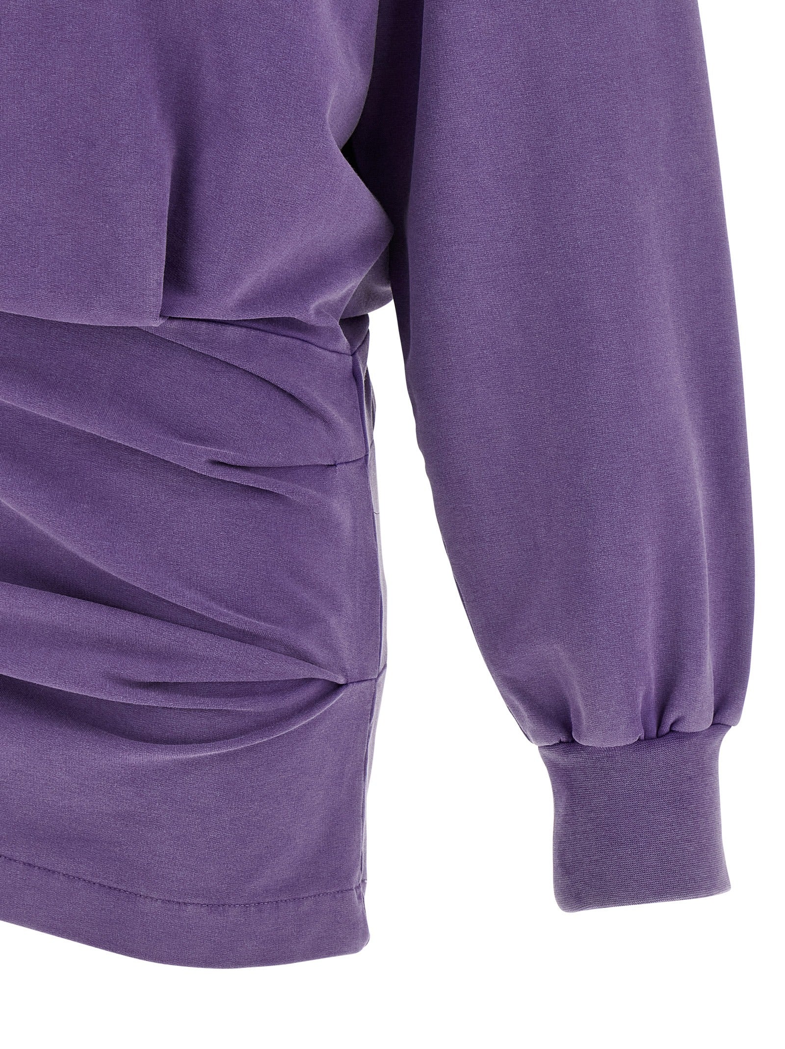 The Attico Faded Sweatshirt Dress