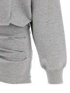 The Attico Mélange Sweatshirt Dress