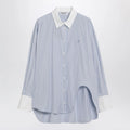 The Attico Light blue/white striped shirt Diana
