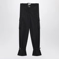 The Attico Black nylon trousers