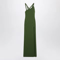 The Attico Long green dress with slit