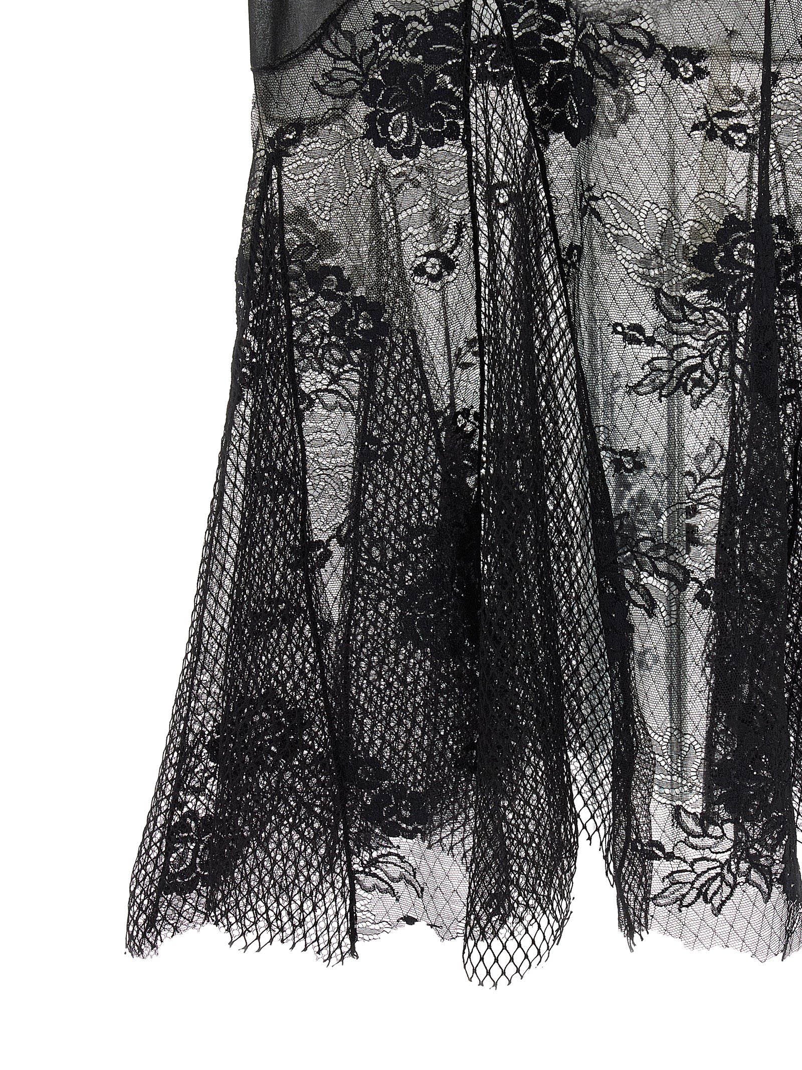 The Attico Lace Tulle Dress