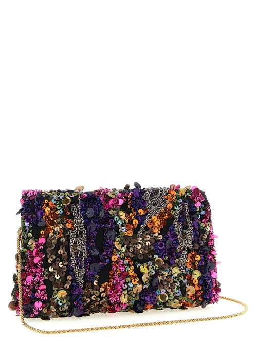 Dries Van Noten Embellished Envelope Clutch