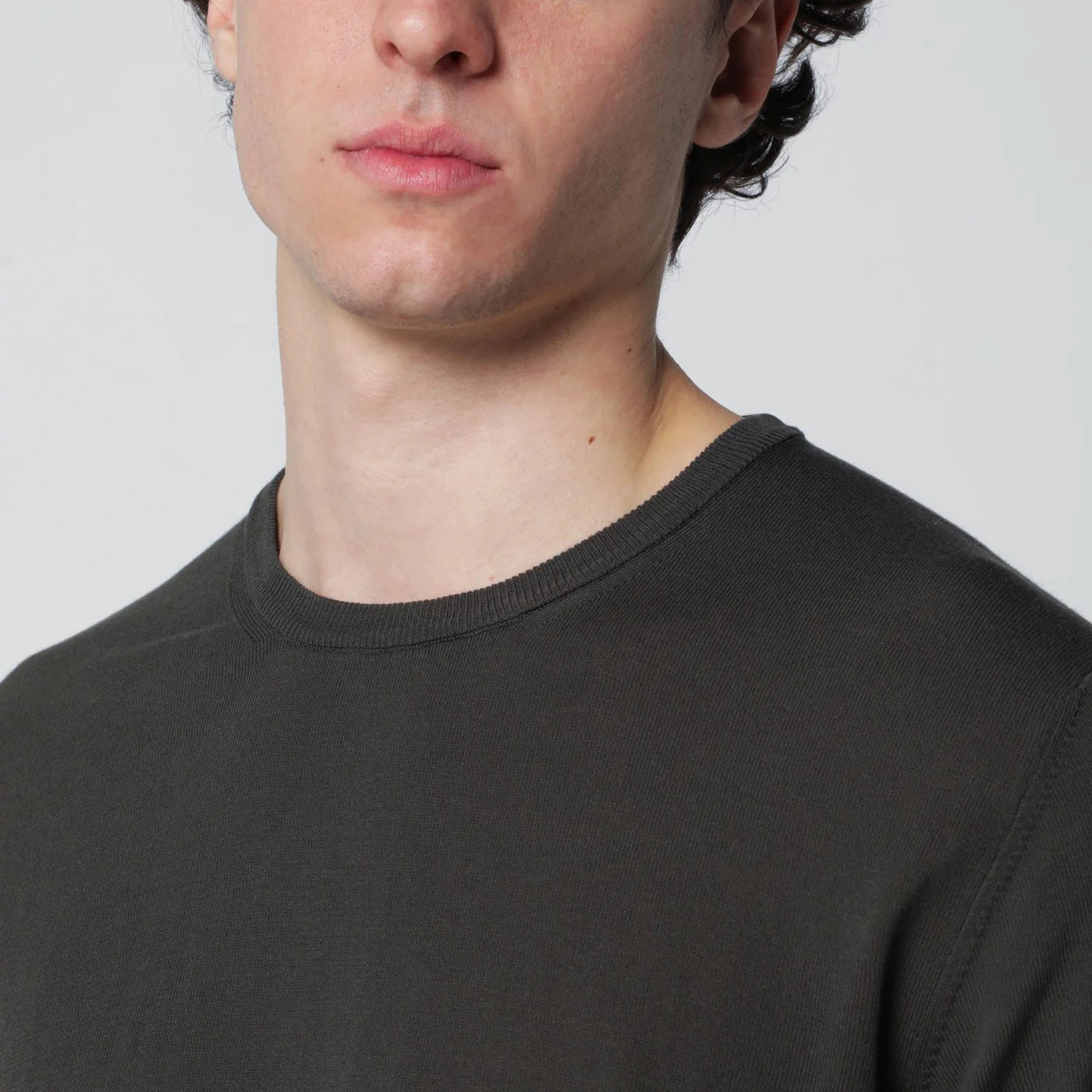 Roberto Collina Brown cotton knit