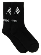 The Attico Logo Intarsia Socks