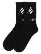 The Attico Logo Intarsia Socks