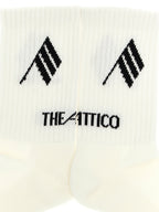 The Attico Logo Intarsia Socks