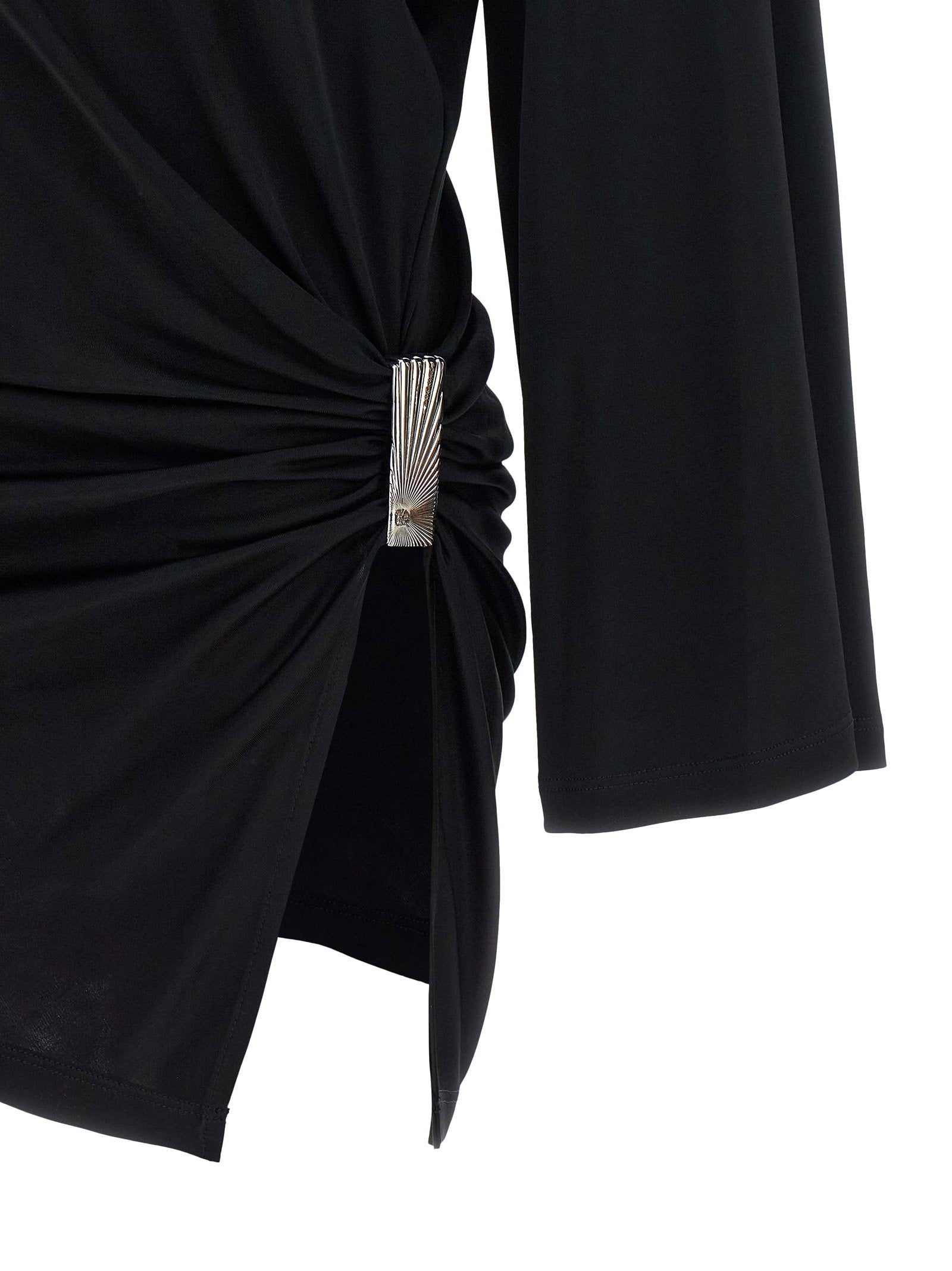 The Attico Metallic Detail Dress
