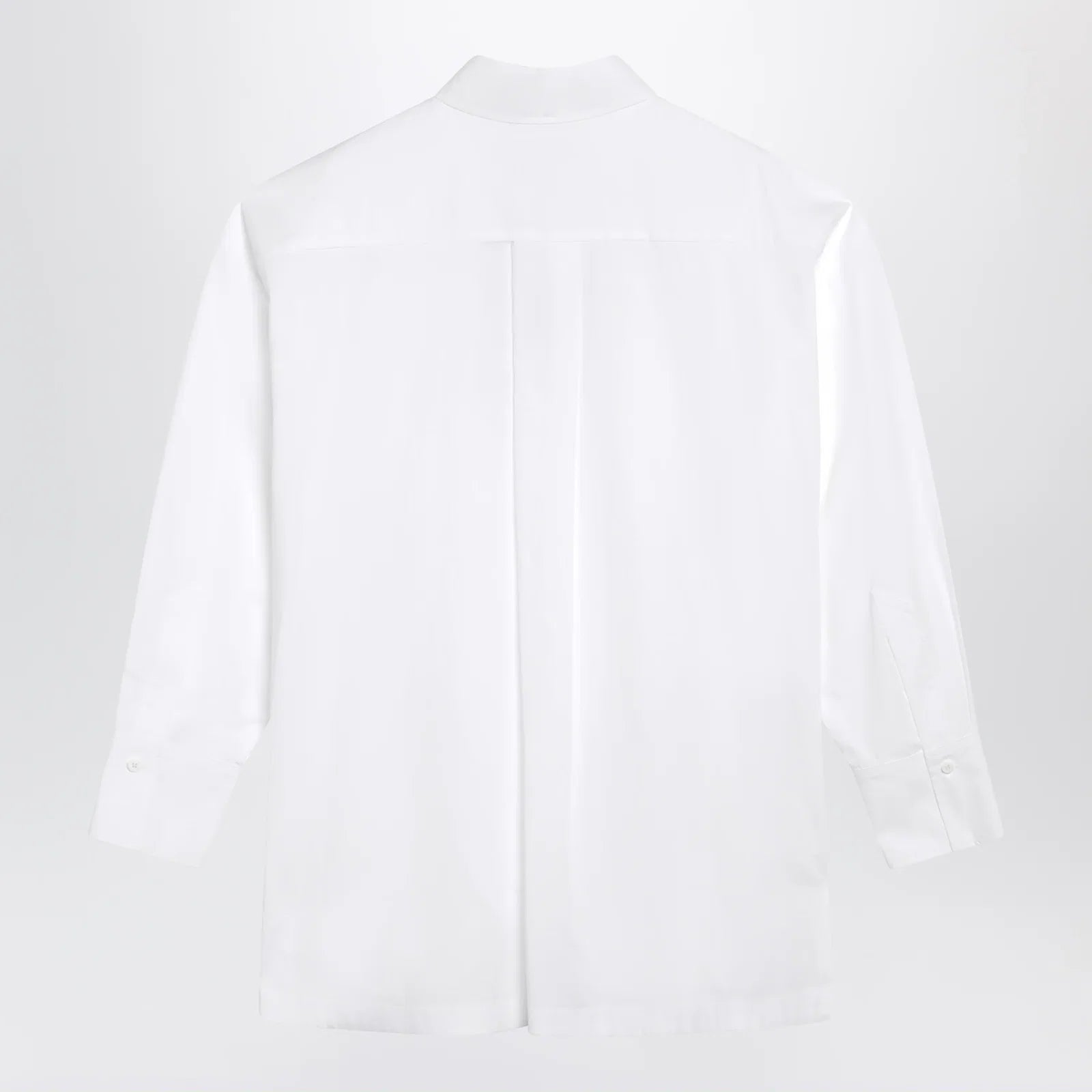 The Attico Diana shirt in white cotton