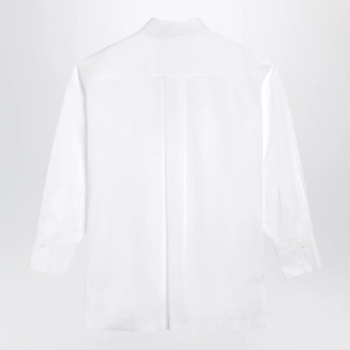 The Attico Diana shirt in white cotton