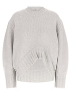 The Attico Asymmetrical Hem Sweater