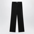 The Attico Black virgin wool tuxedo trousers