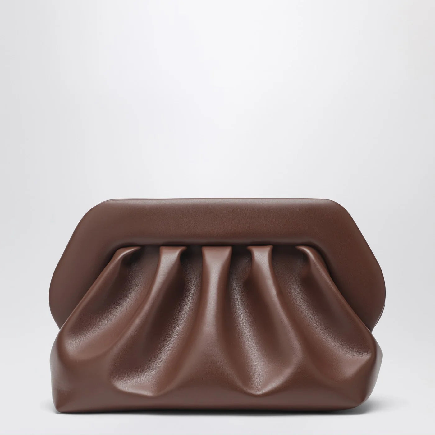 THEMOIRè Tia clutch in brown