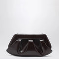 THEMOIRè Emera clutch in chocolate brown