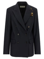 Dries Van Noten Barrysta Double-breasted Blazer With Embroidery