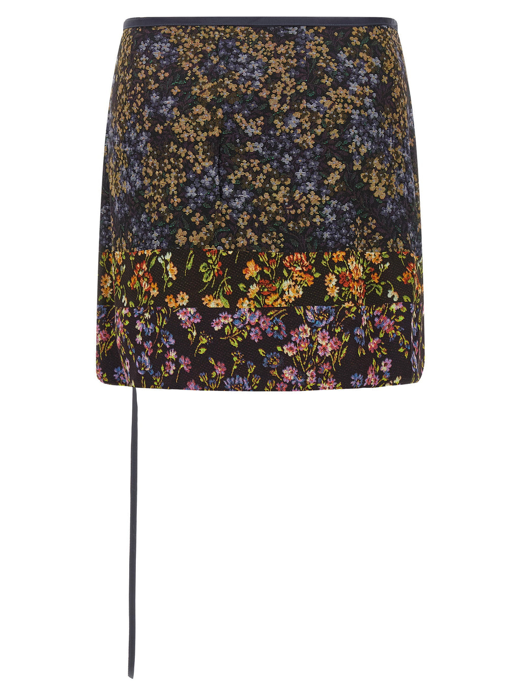 Dries Van Noten Patchwork Wrap Skirt