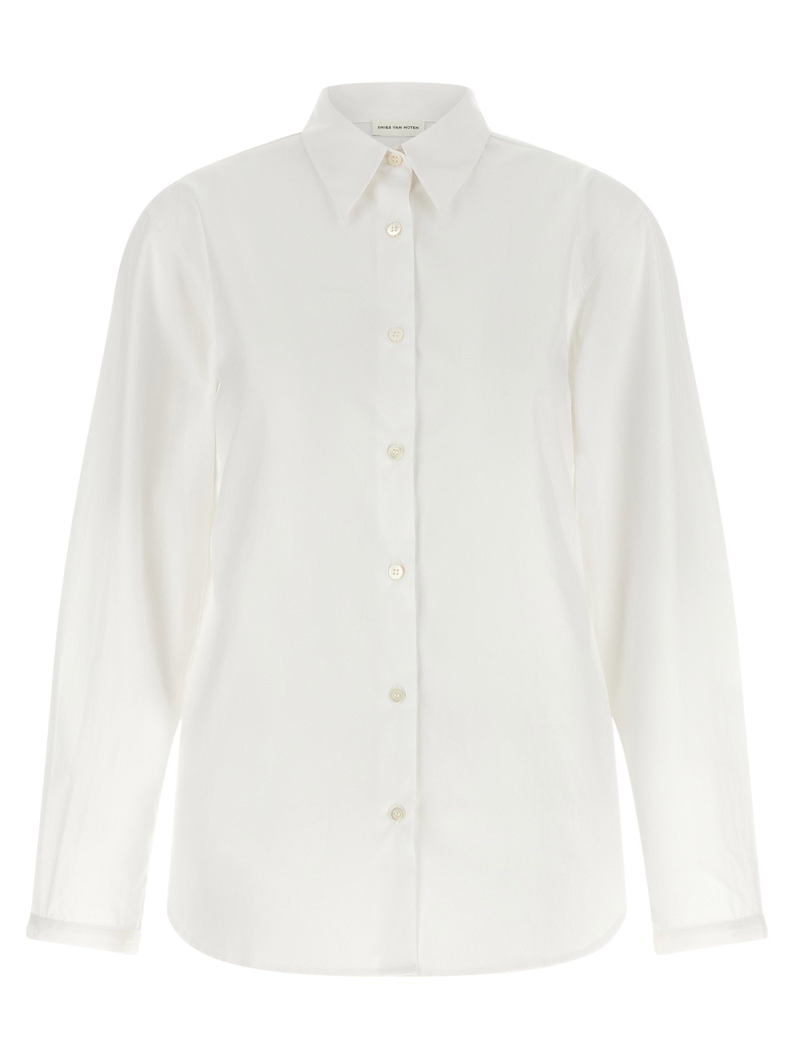 Dries Van Noten Shirt With Embroidered Cuffs