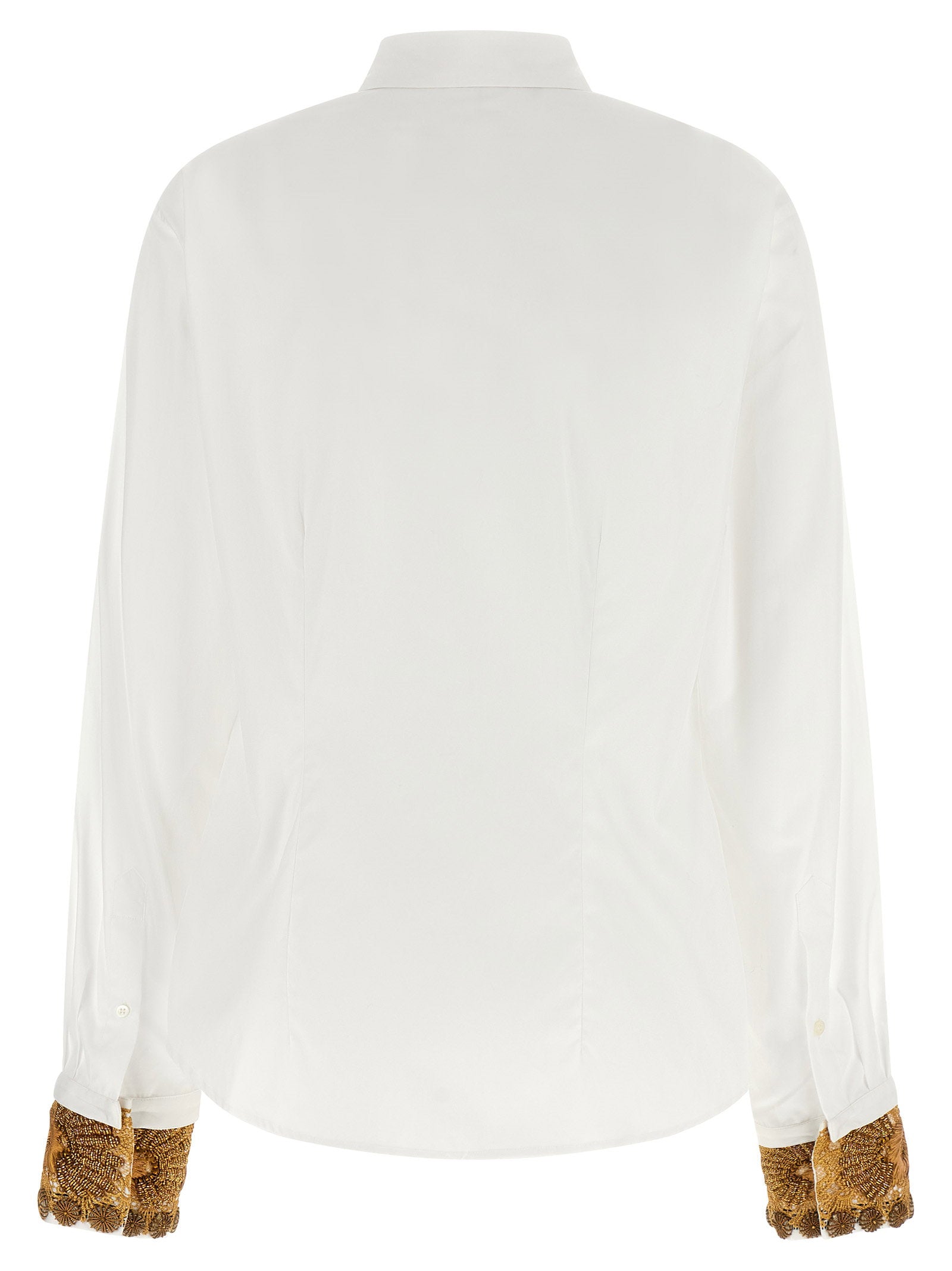 Dries Van Noten Shirt With Embroidered Cuffs
