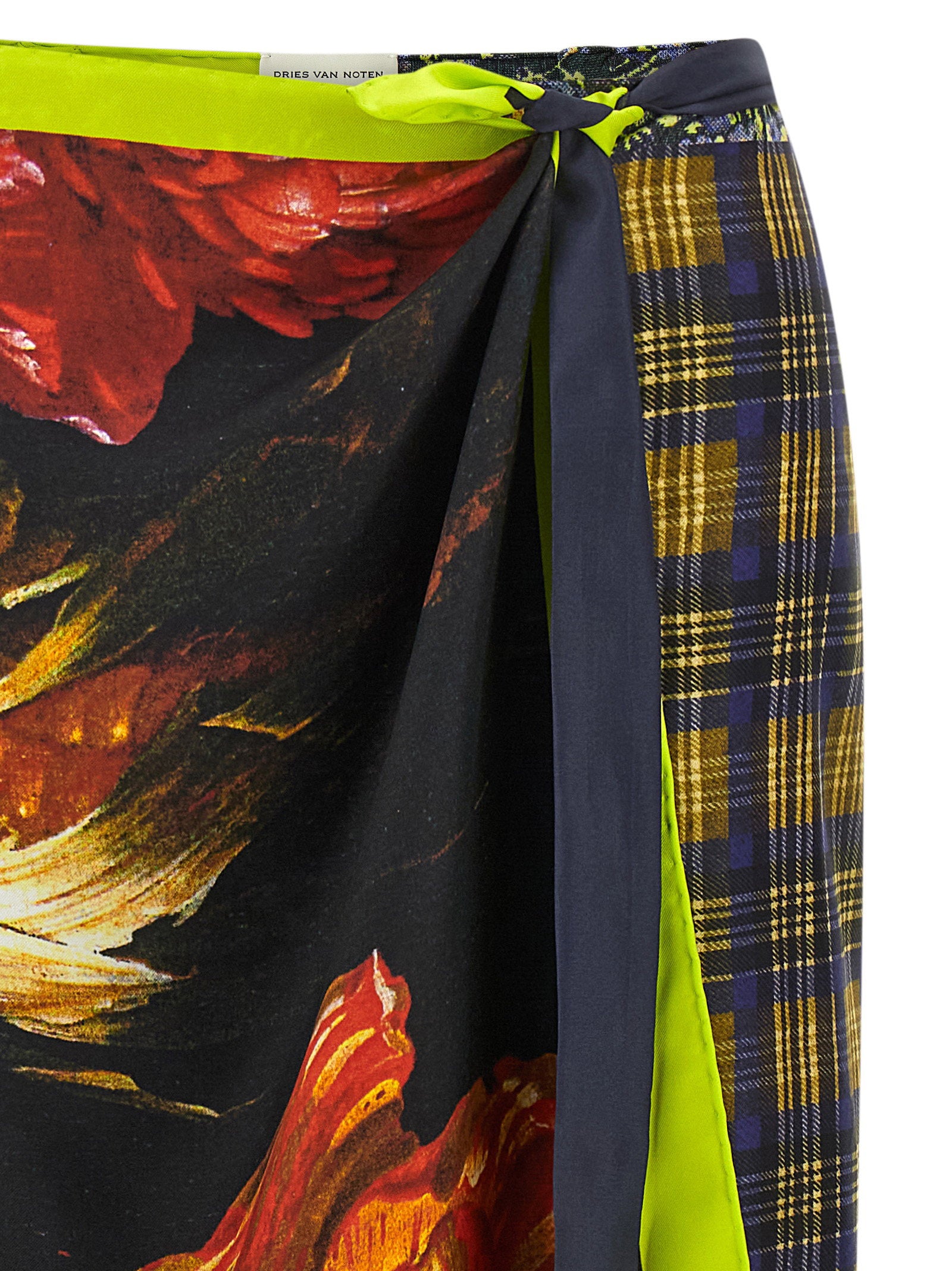 Dries Van Noten Wrap Sarong Skirt