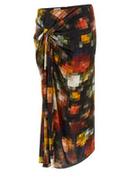 Dries Van Noten Suma Bis Draped Skirt