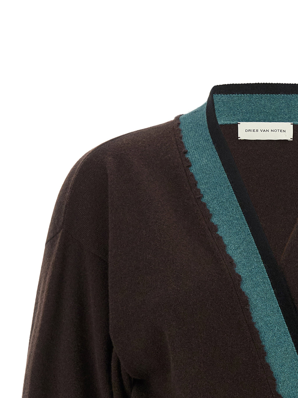 Dries Van Noten Toma Sweater With Crossed Closure