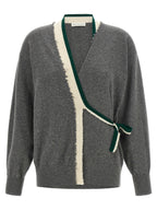 Dries Van Noten Toma Sweater With Crossed Closure