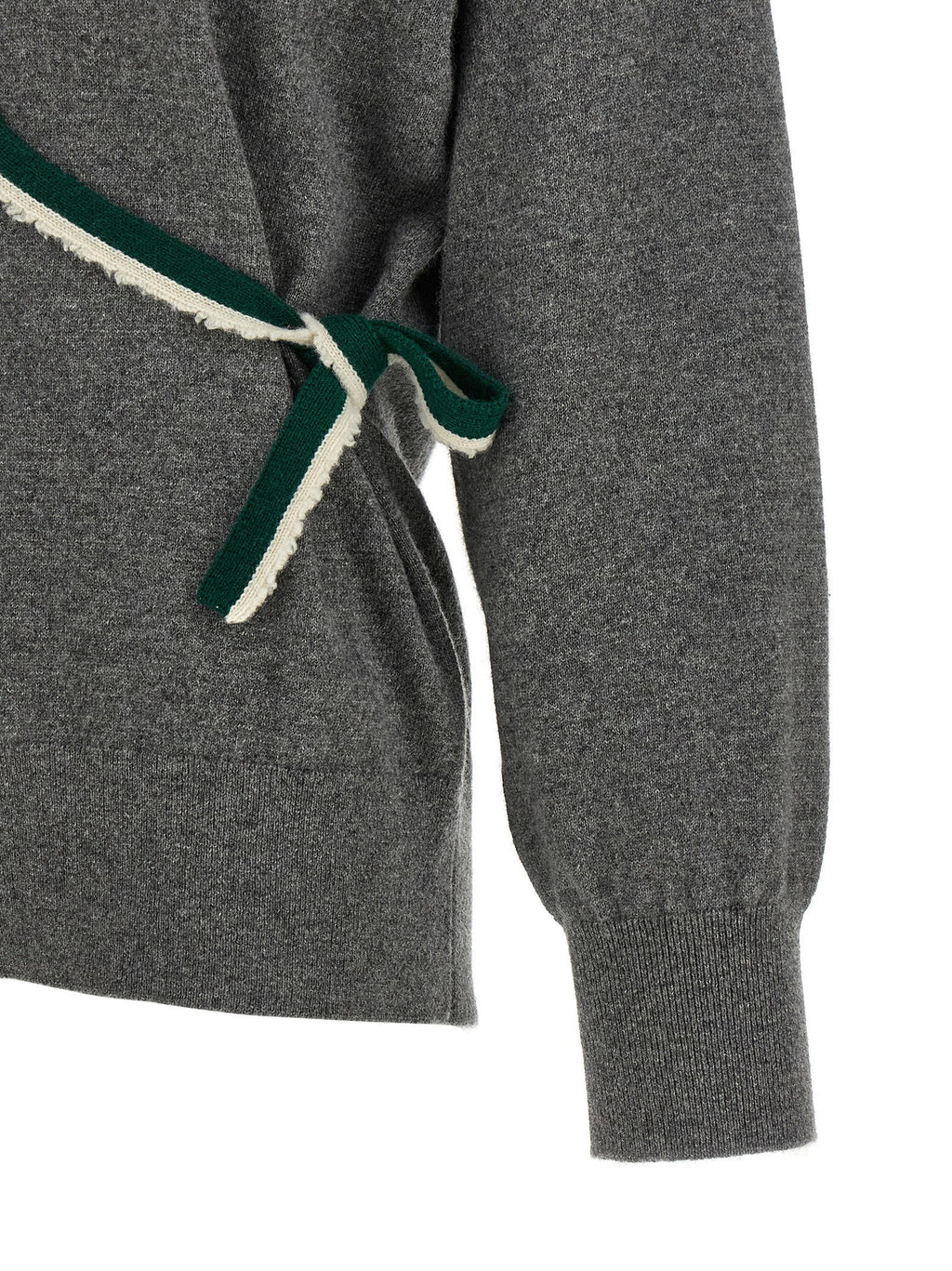 Dries Van Noten Toma Sweater With Crossed Closure