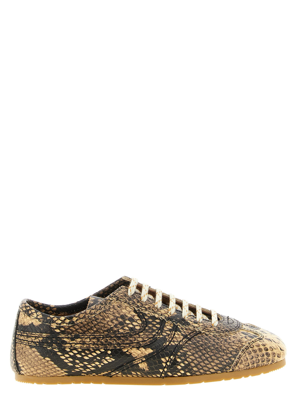 Dries Van Noten Snake Print Sneakers