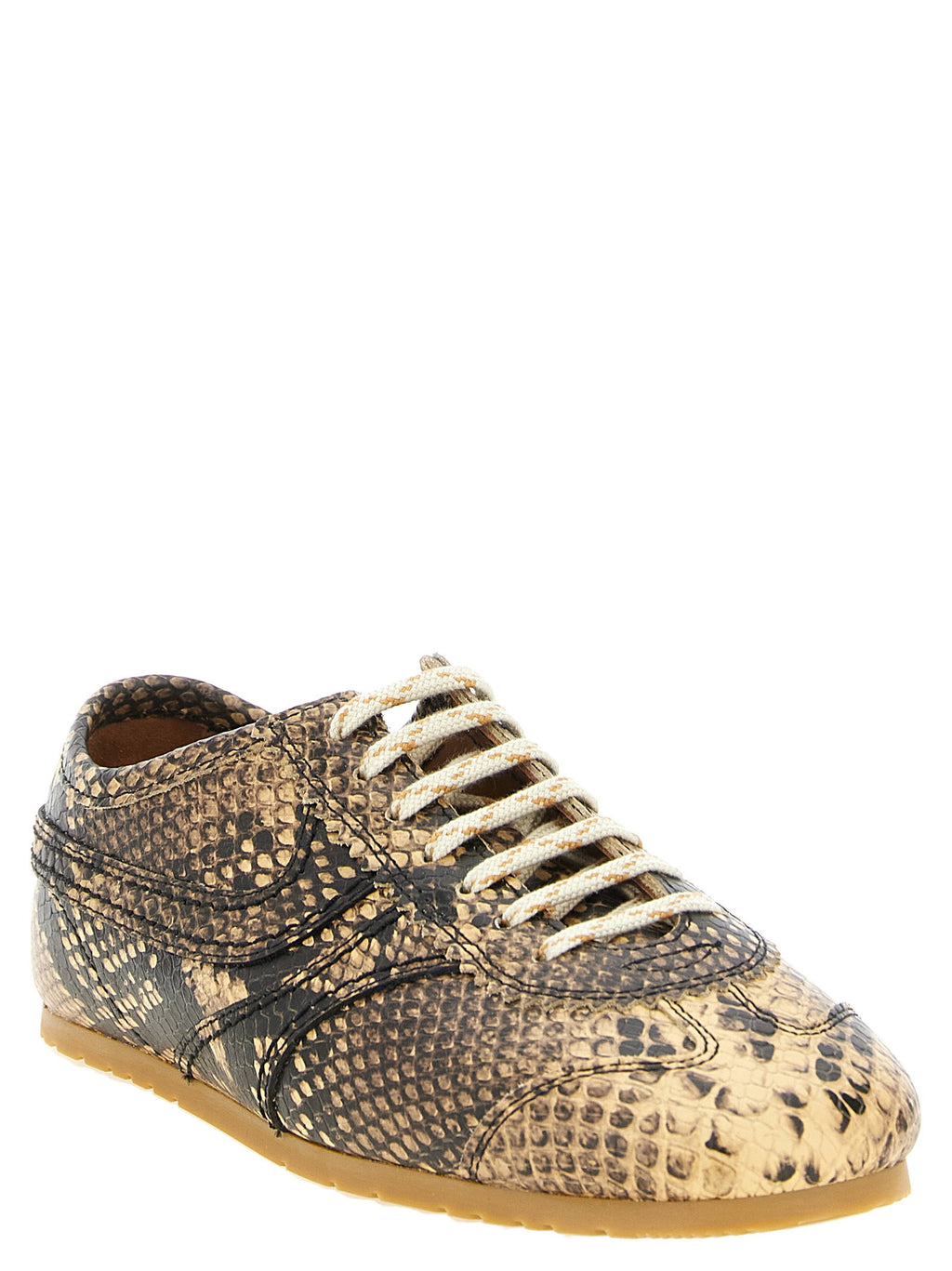 Dries Van Noten Snake Print Sneakers
