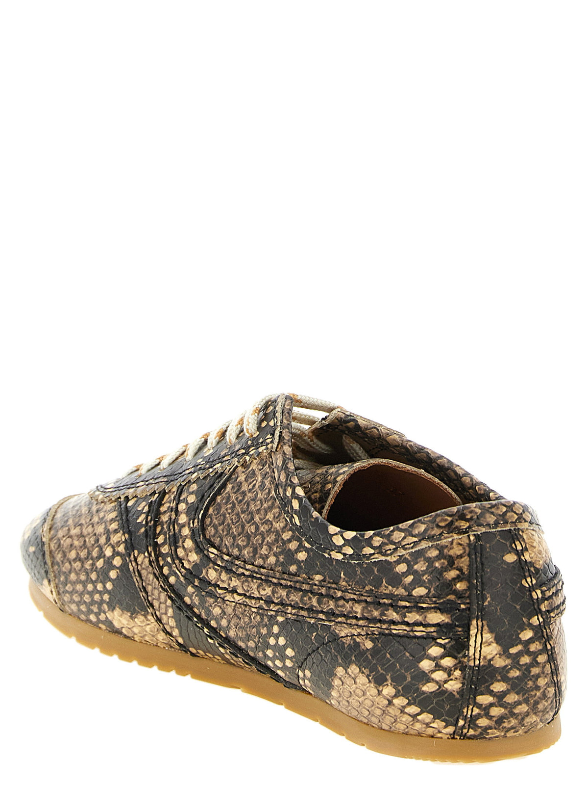 Dries Van Noten Snake Print Sneakers
