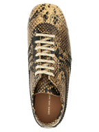Dries Van Noten Snake Print Sneakers