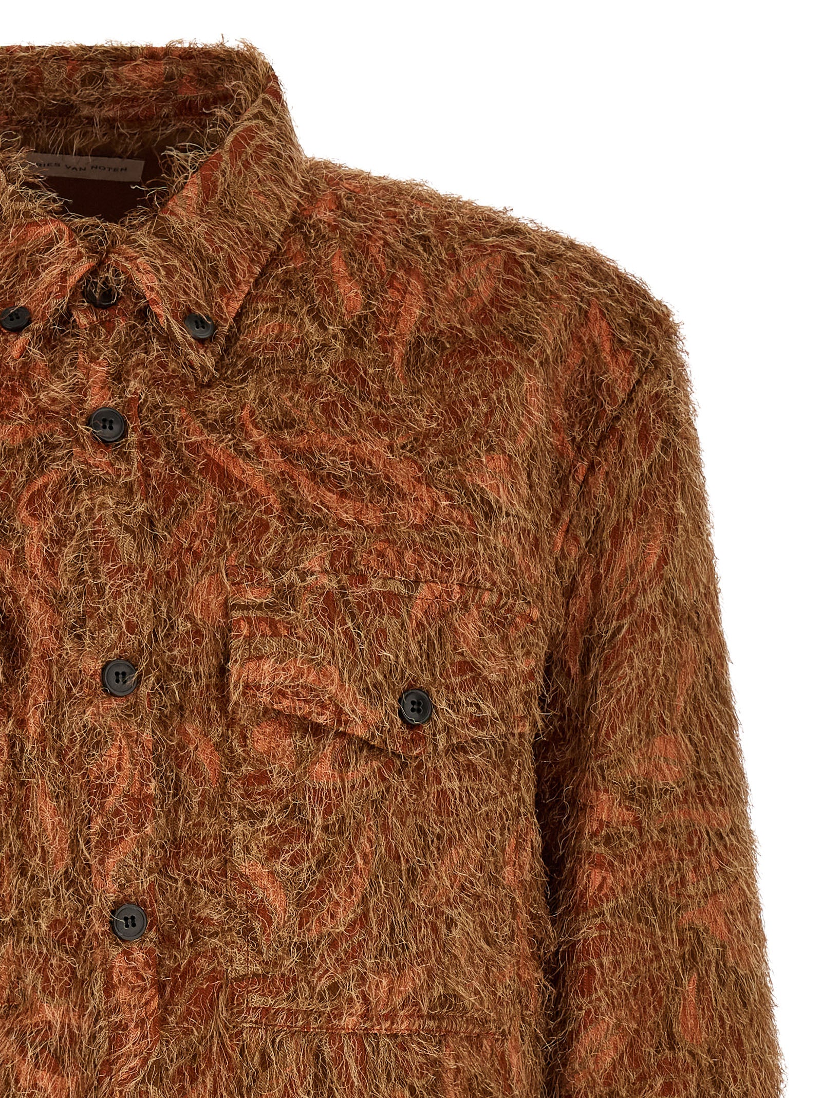 Dries Van Noten Shaggy Fringed Shirt