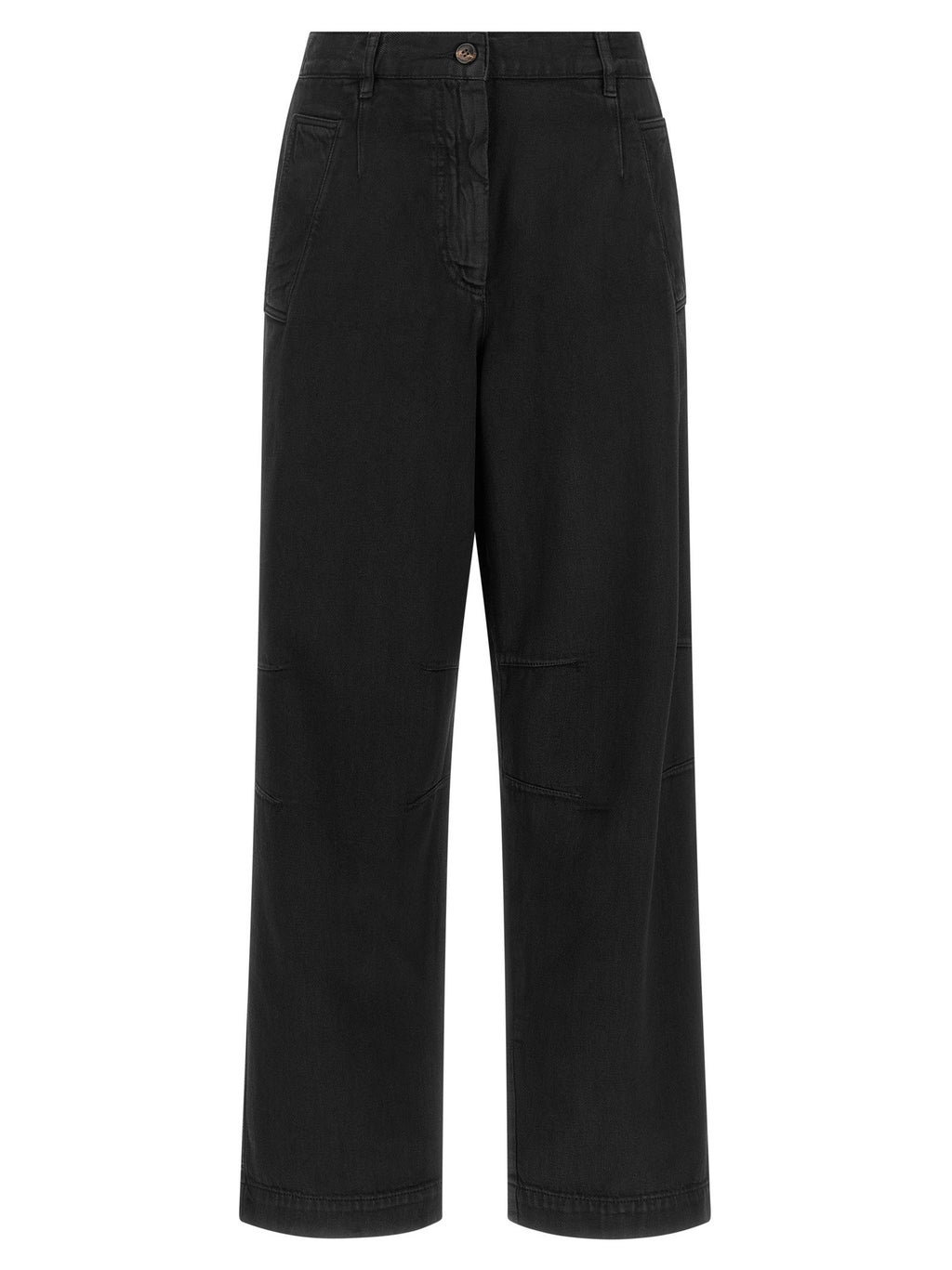 Dries Van Noten Loose Cotton Trousers