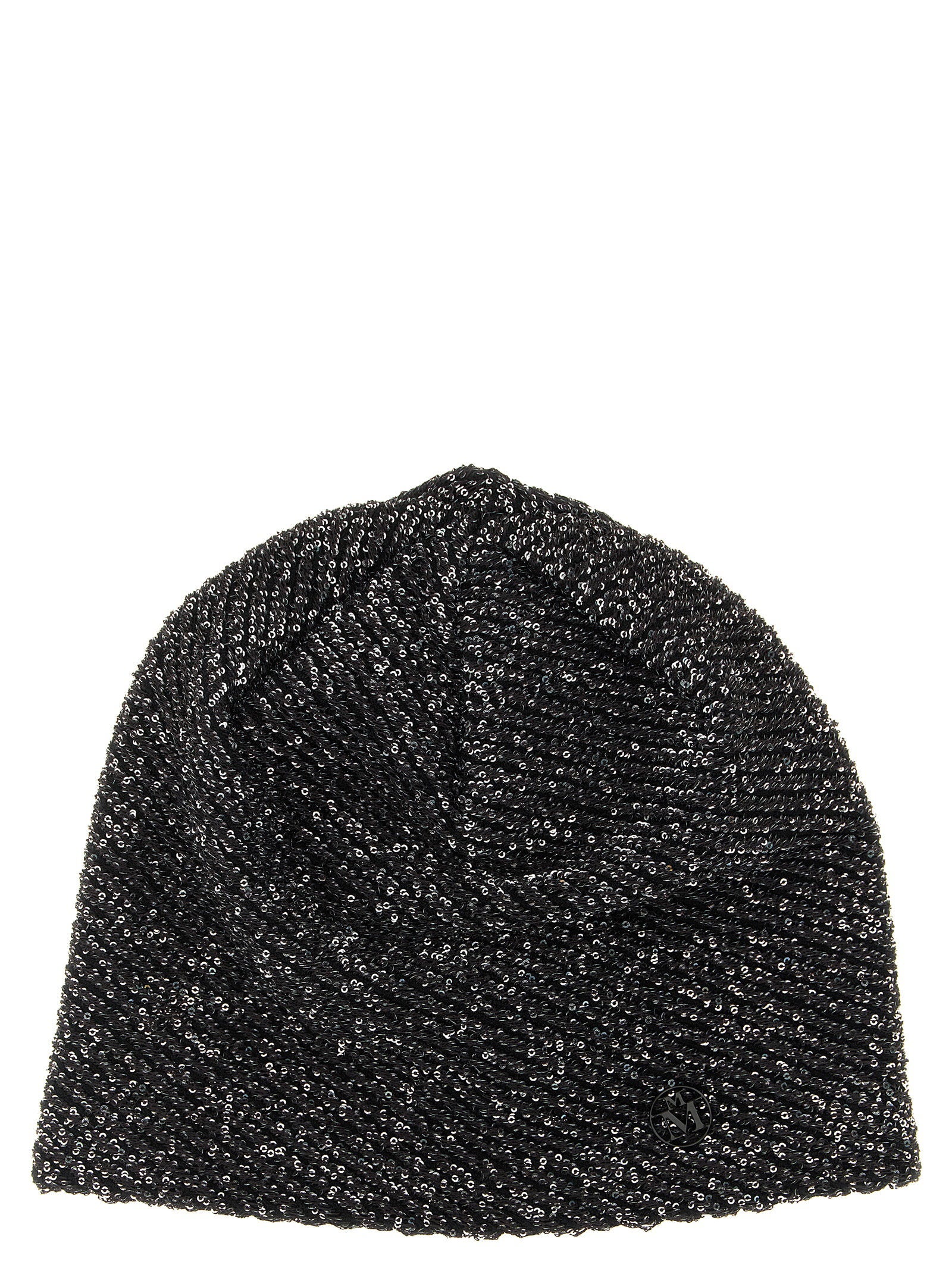 Maison Michel Jude Beanie With Micro Sequins
