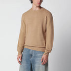 Roberto Collina Camel wool-blend sweater